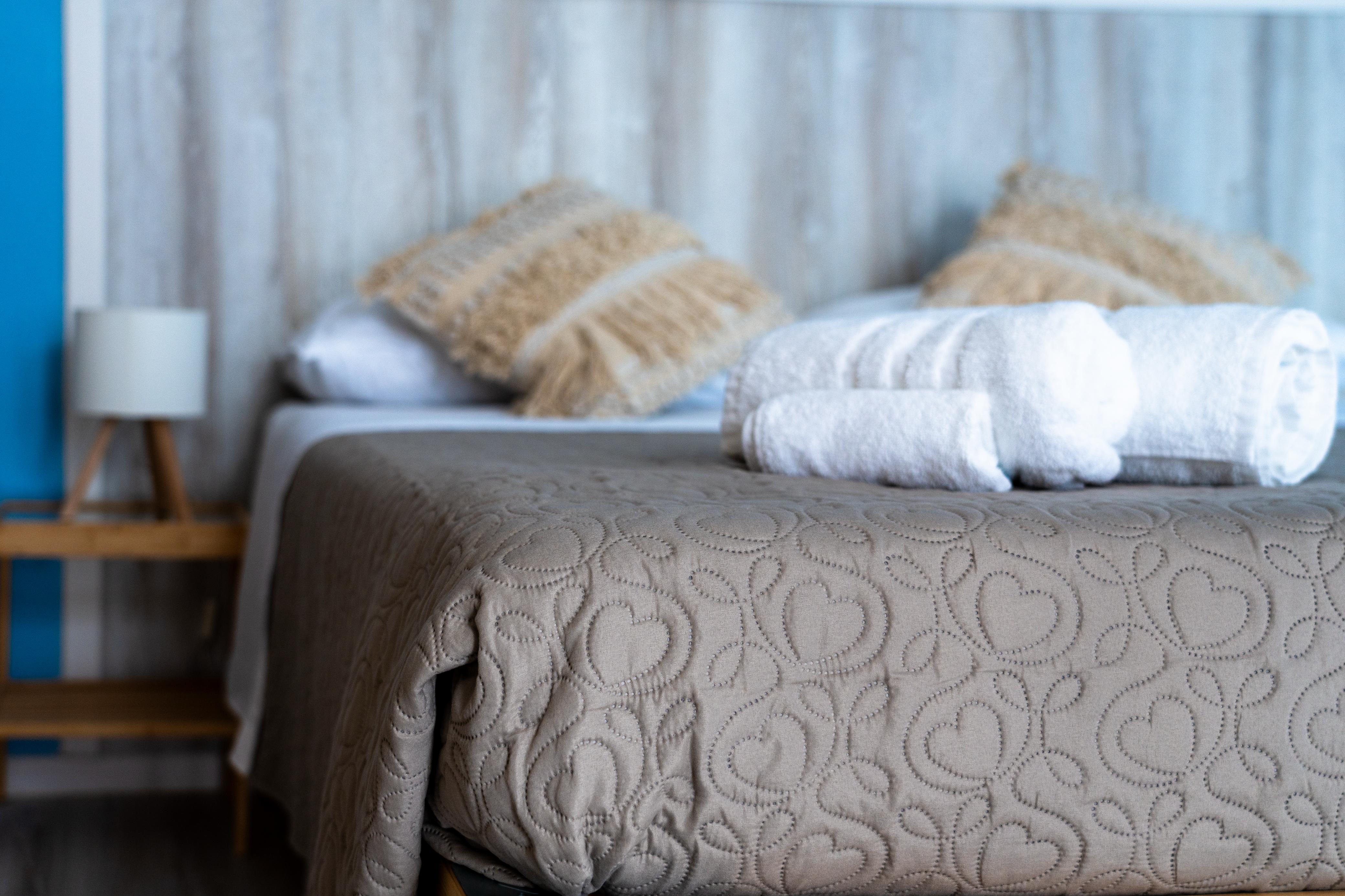 Villa Versilia - Camera azzurra biancheria curata