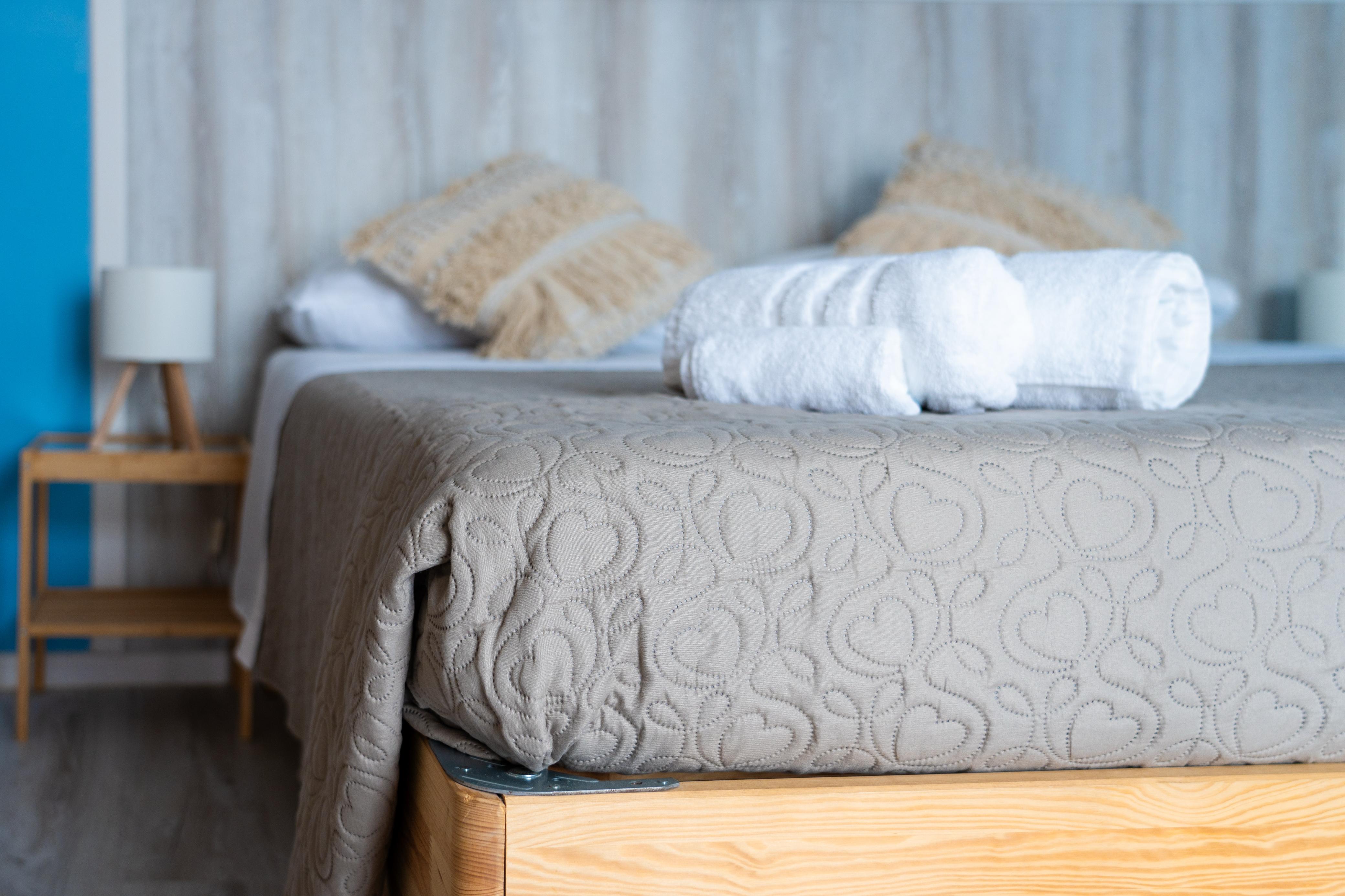 Villa Versilia - Camera azzurra con asciugamani inclusi