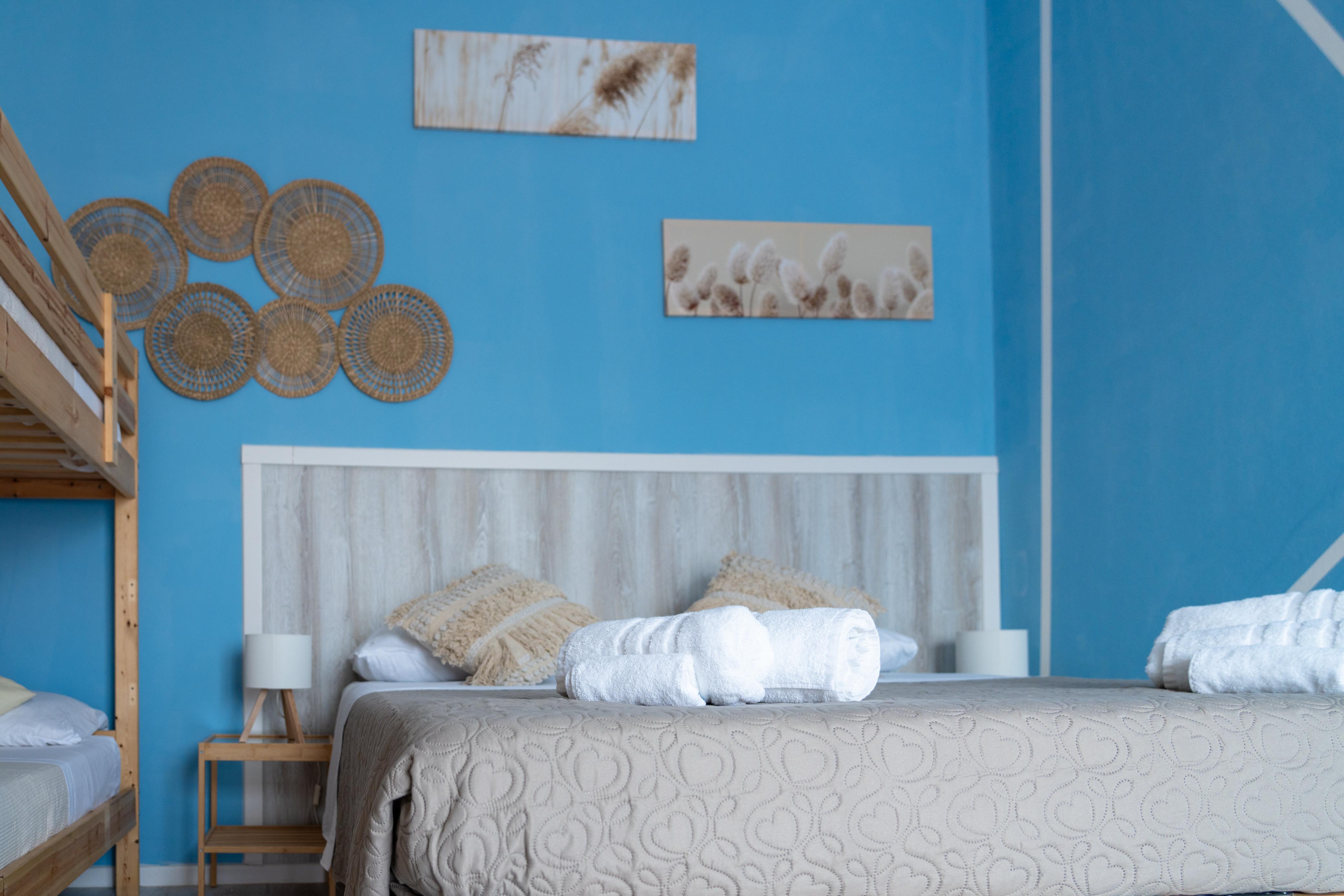 Villa Versilia - Camera azzurra letto matrimoniale